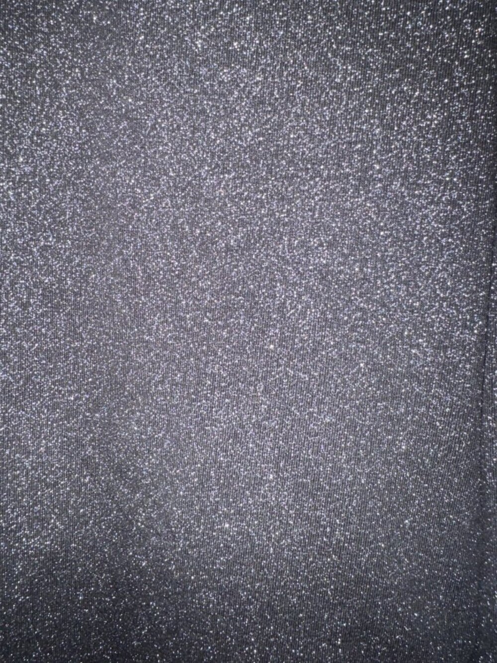Terra & Sky Women Plus High-Rise Ankle Length Black Glitter Leggings Size 4X - Picture 3 of 5